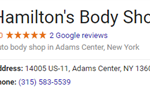Hamilton's Body Shop
