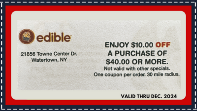 Edible –  off